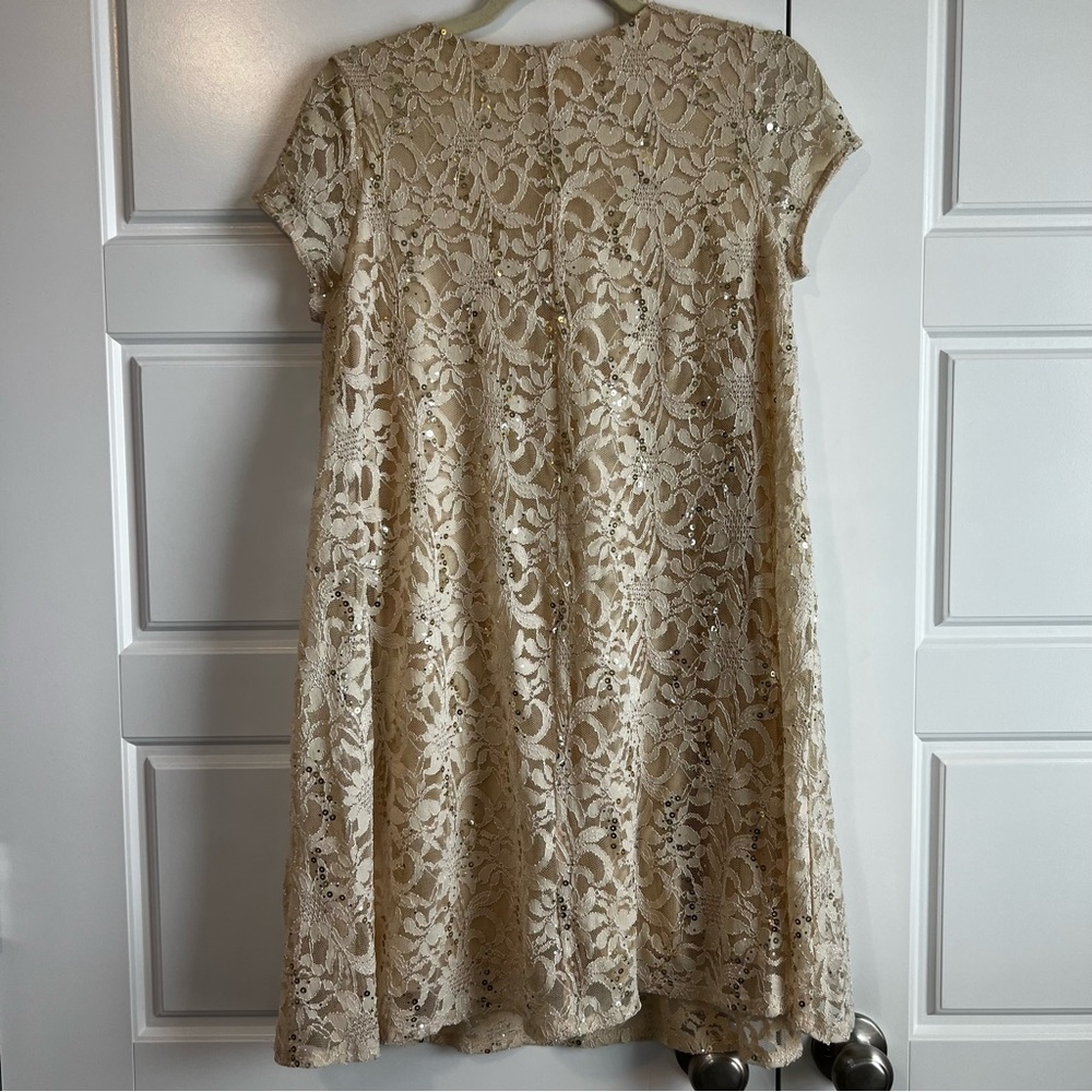 Altar'd State Cream Floral Lace Dress Sz S - Picture 2 of 8